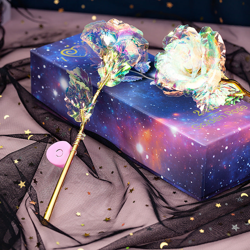 Luminous Color Gold Rose Gifts