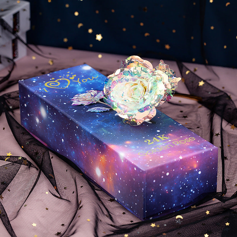 Luminous Color Gold Rose Gifts