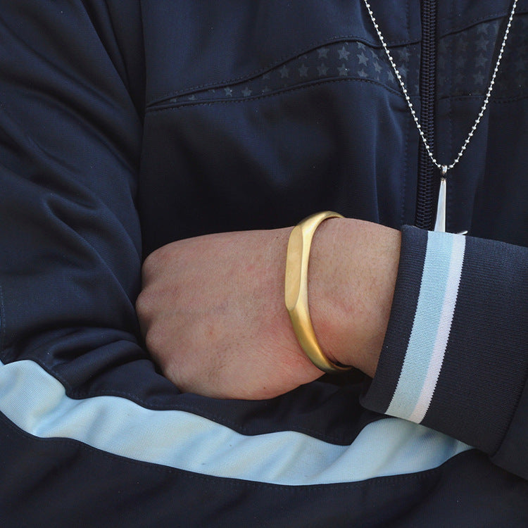 Retro Casting Titanium Men Bracelets