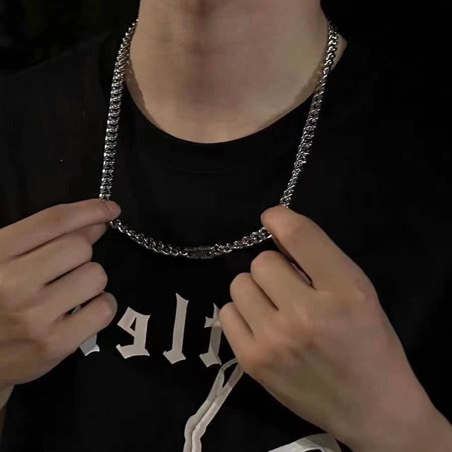 Titanium Steel Cuban Necklace
