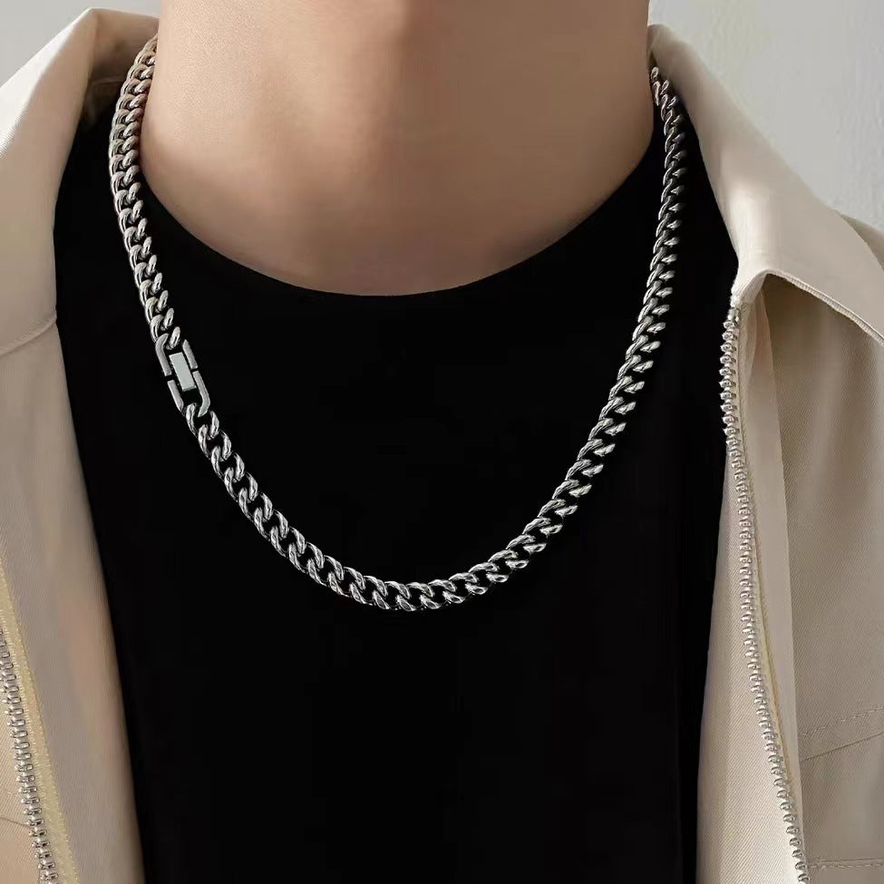 Titanium Steel Cuban Necklace