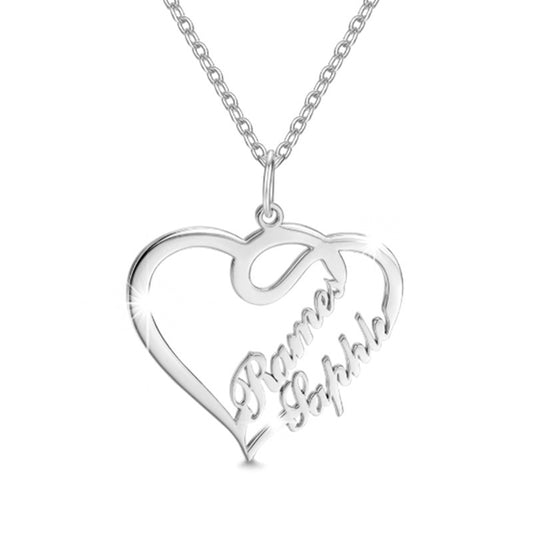 Double Heart Necklace