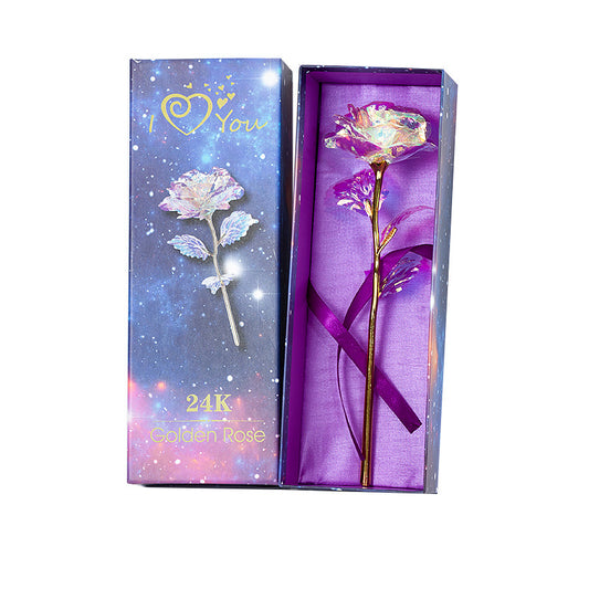 Luminous Color Gold Rose Gifts